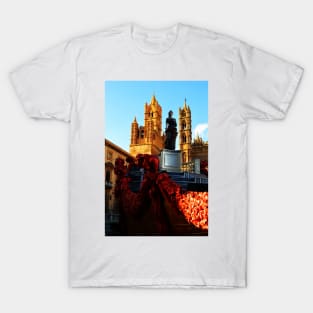 Palermo Cathedral with Santa Rosalia. Sicily, Italy T-Shirt